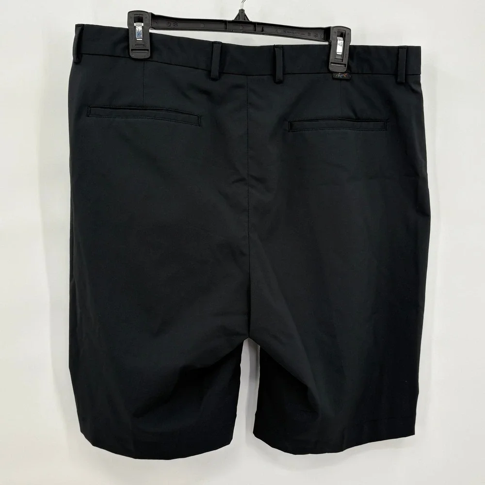 Greg Norman Mens Everbest Black Golf Shorts Size 38 Performance‎ Stretch